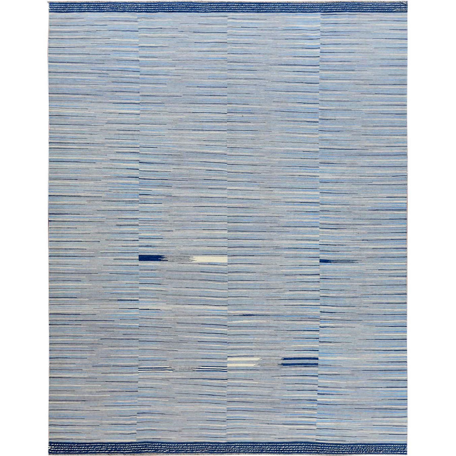 Modern & Contemporary Wool Hand-Woven Area Rug 9'6